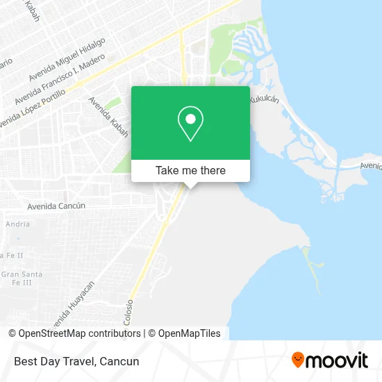 Best Day Travel map