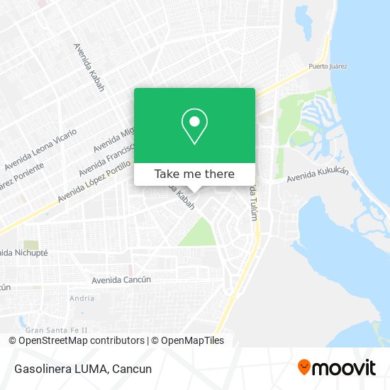 Gasolinera  LUMA map