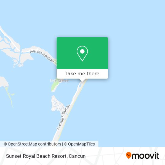 Sunset Royal Beach Resort map