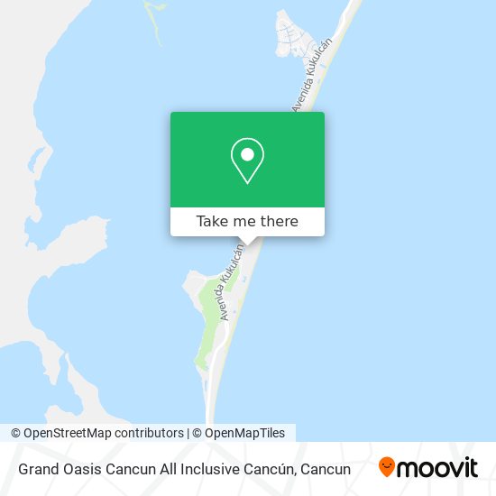 Mapa de Grand Oasis Cancun All Inclusive Cancún