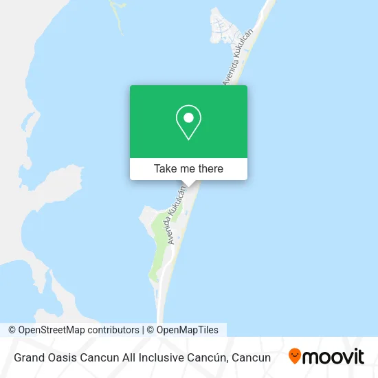 Grand Oasis Cancun All Inclusive Cancún map