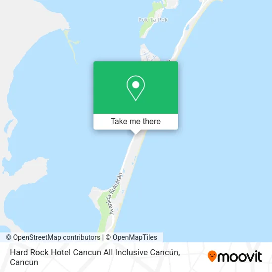 Hard Rock Hotel Cancun All Inclusive Cancún map