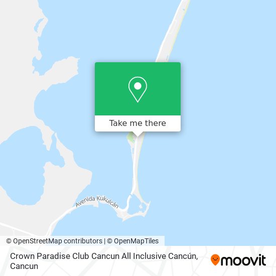 Mapa de Crown Paradise Club Cancun All Inclusive Cancún