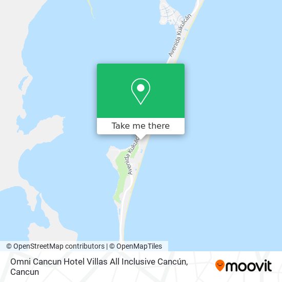 Mapa de Omni Cancun Hotel Villas All Inclusive Cancún