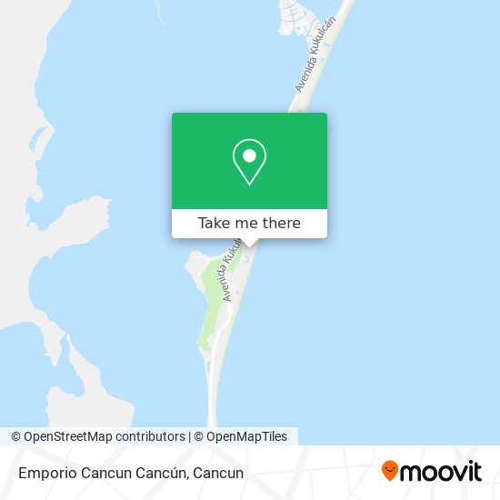 Emporio Cancun Cancún map
