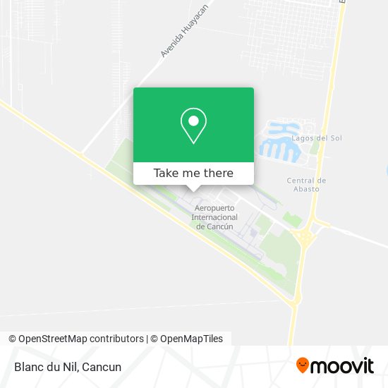 Mapa de Blanc du Nil