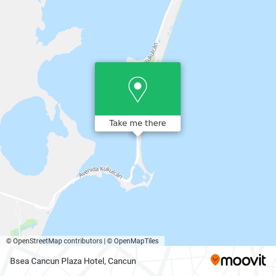 Bsea Cancun Plaza Hotel map