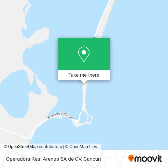 Operadora Real Arenas SA de CV map