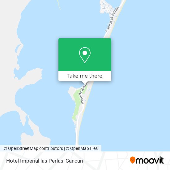Hotel Imperial las Perlas map