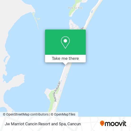 Jw Marriot Cancin Resort and Spa map