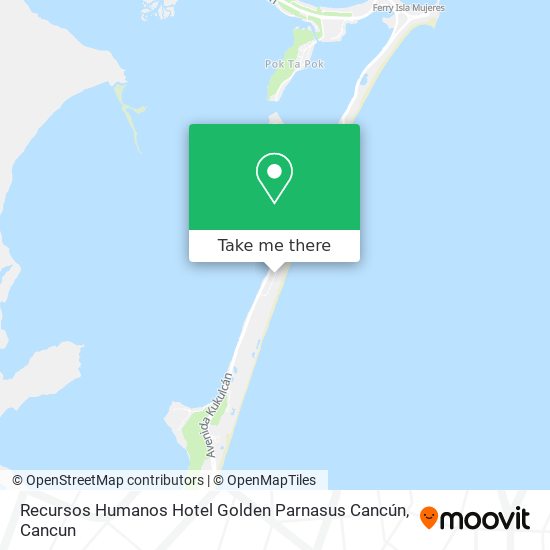 Mapa de Recursos Humanos Hotel Golden Parnasus Cancún