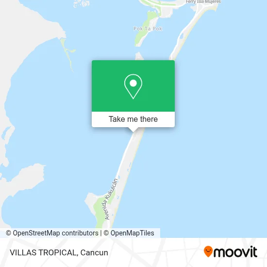 VILLAS TROPICAL map