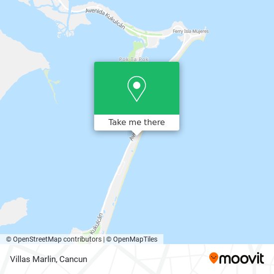 Villas Marlin map