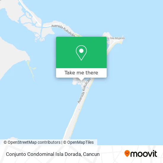 Conjunto Condominal Isla Dorada map