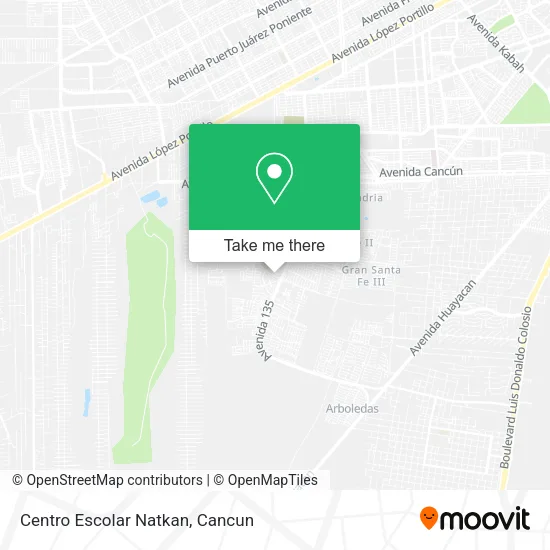 Centro Escolar Natkan map