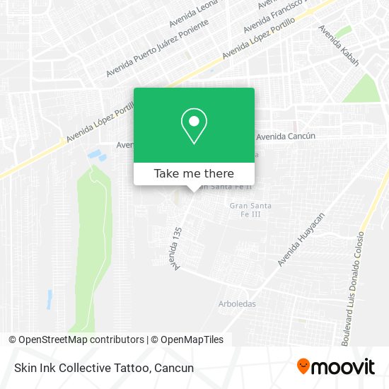Skin Ink Collective Tattoo map