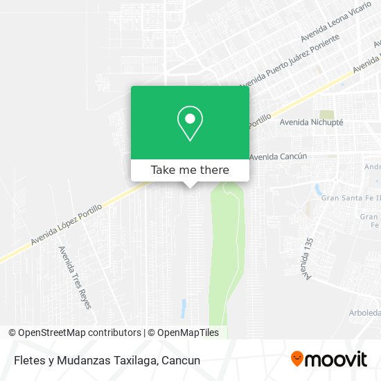 Mapa de Fletes y Mudanzas Taxilaga