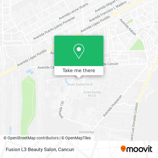 Mapa de Fusion L3 Beauty Salon