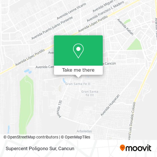 Supercent Poligono Sur map