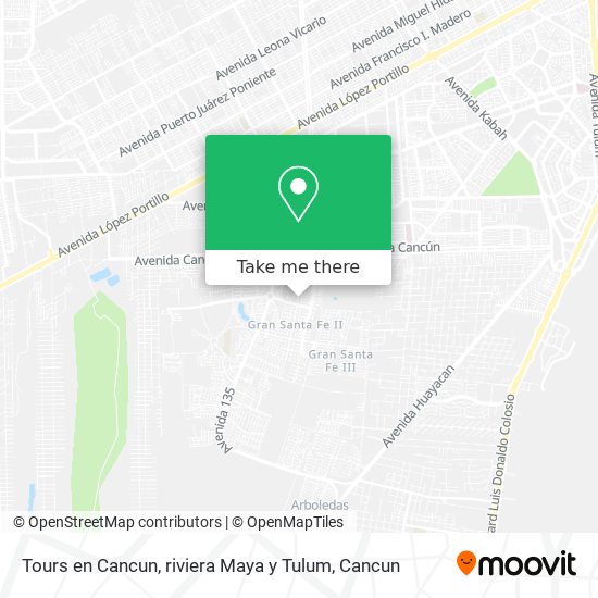 Tours en Cancun, riviera Maya y Tulum map