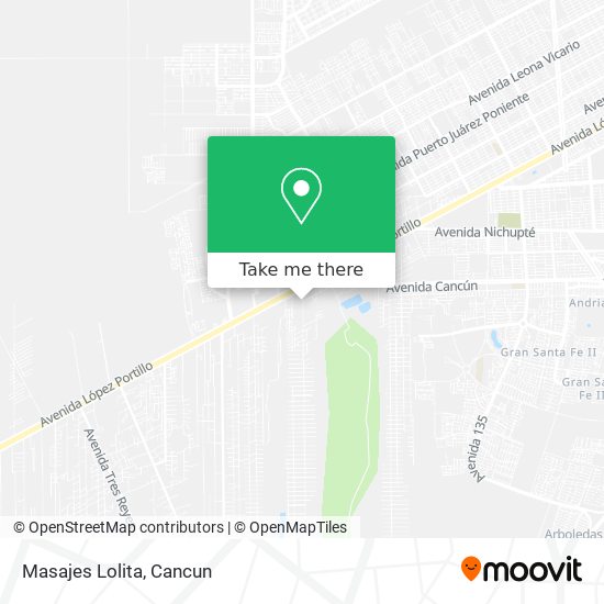 Mapa de Masajes Lolita