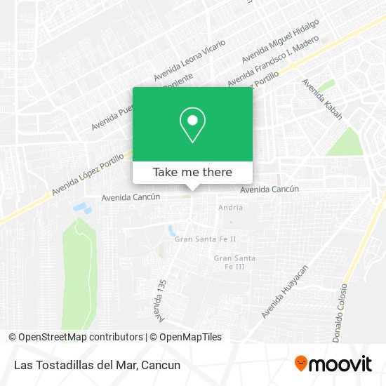 Las Tostadillas del Mar map