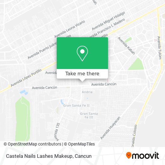 Mapa de Castela Nails Lashes Makeup