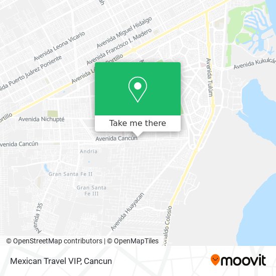 Mapa de Mexican Travel VIP