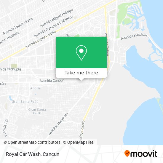 Mapa de Royal Car Wash
