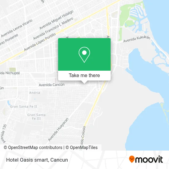 Hotel Oasis smart map