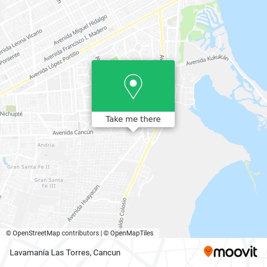Lavamanía Las Torres map