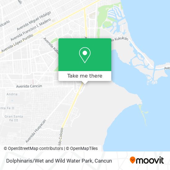 Mapa de Dolphinaris / Wet and Wild Water Park