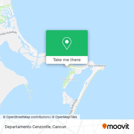 Mapa de Departamento Cenzontle