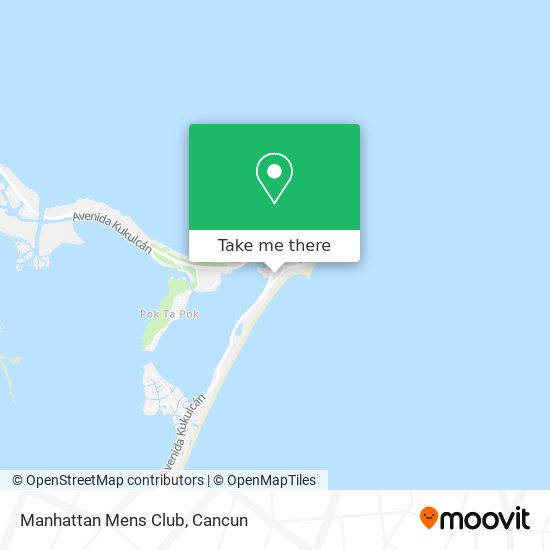 Manhattan Mens Club map