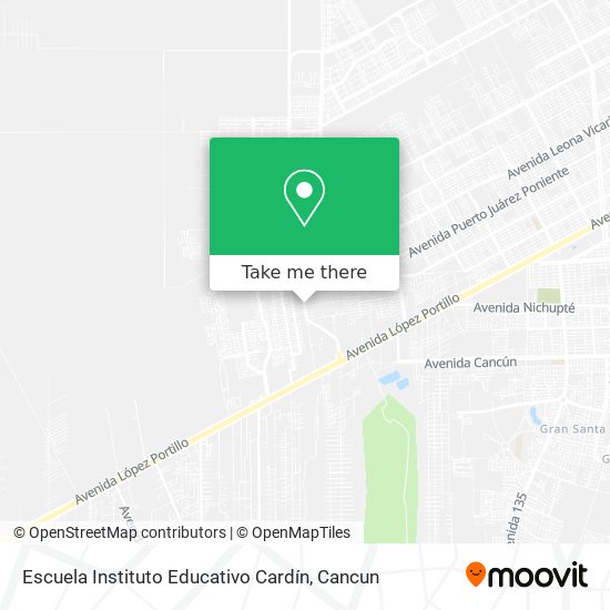 Escuela Instituto Educativo Cardín map