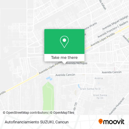 Mapa de Autofinanciamiento SUZUKI