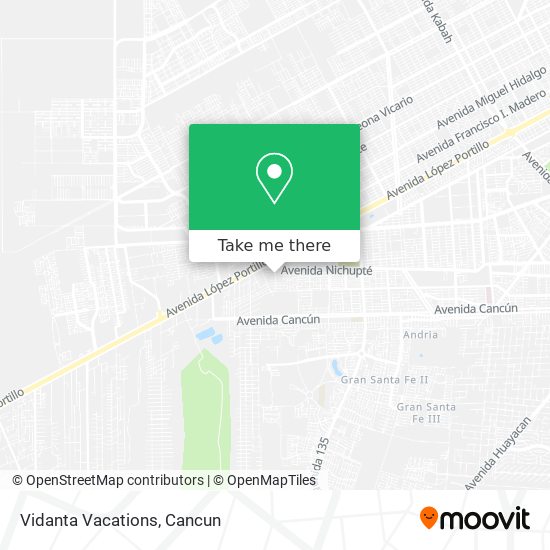 Mapa de Vidanta Vacations