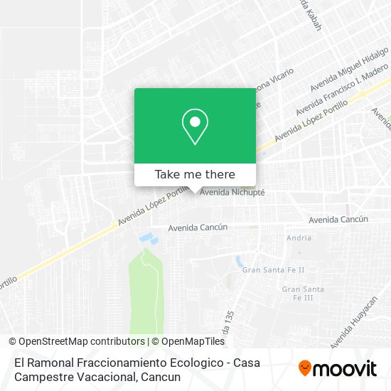 El Ramonal Fraccionamiento Ecologico - Casa Campestre Vacacional map