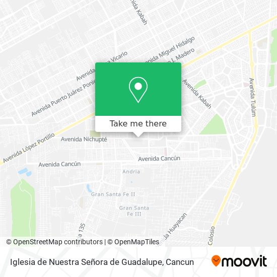 Iglesia de Nuestra Señora de Guadalupe map