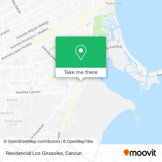 Residencial Los Girasoles map