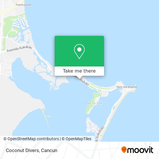 Coconut Divers map