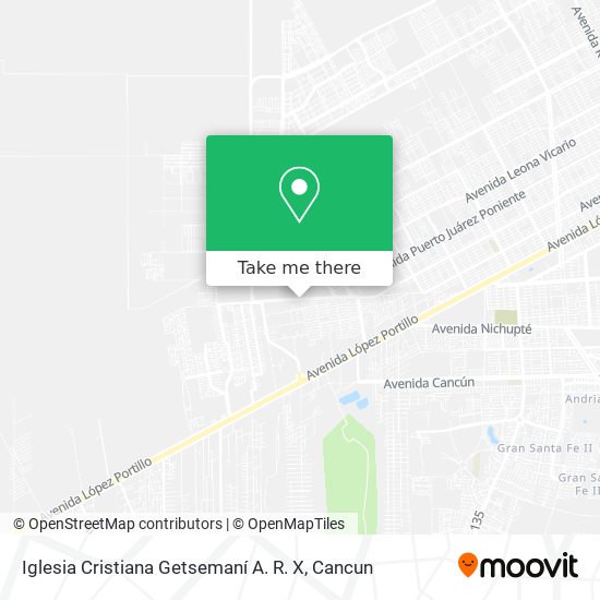 Iglesia Cristiana Getsemaní A. R. X map