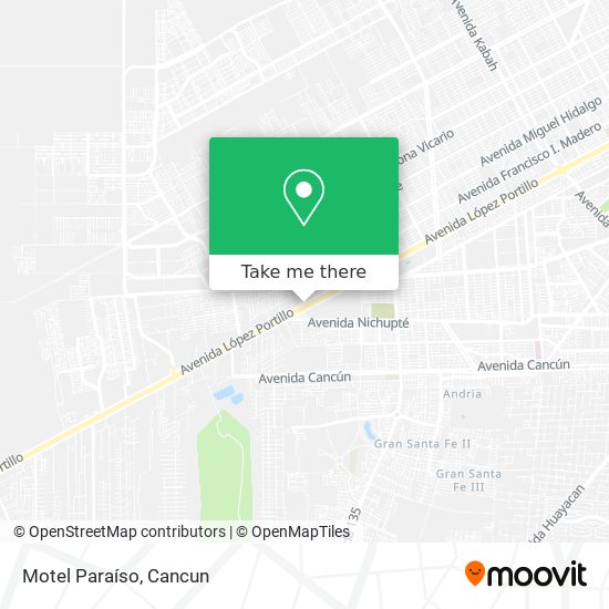 Mapa de Motel Paraíso