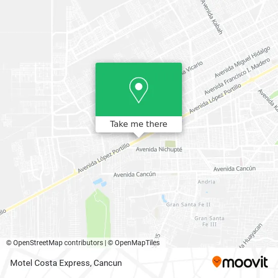 Motel Costa Express map