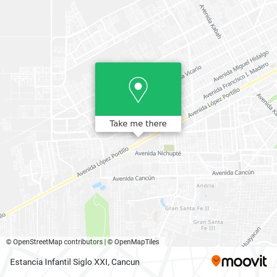 Estancia Infantil Siglo XXI map
