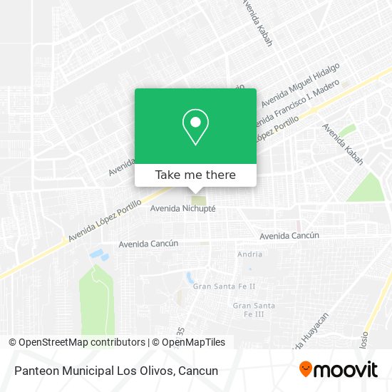 Panteon Municipal Los Olivos map