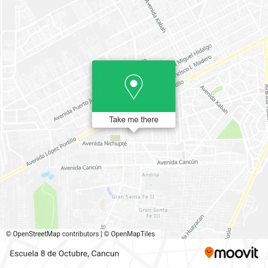 Escuela 8 de Octubre map