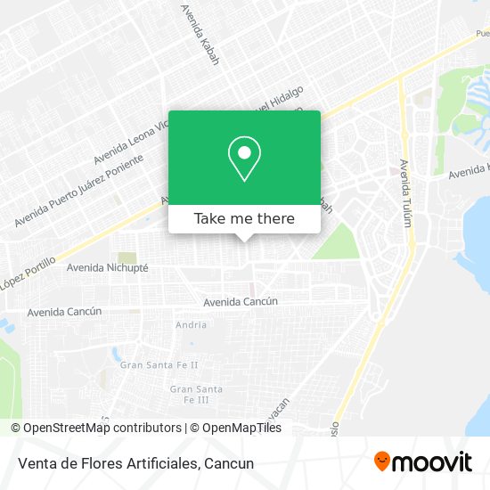 How to get to Venta de Flores Artificiales in Benito Juárez by Bus?