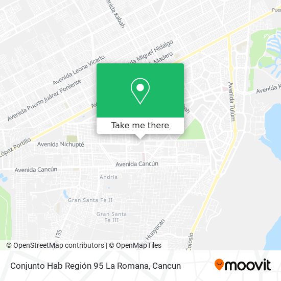 Conjunto Hab Región 95 La Romana map