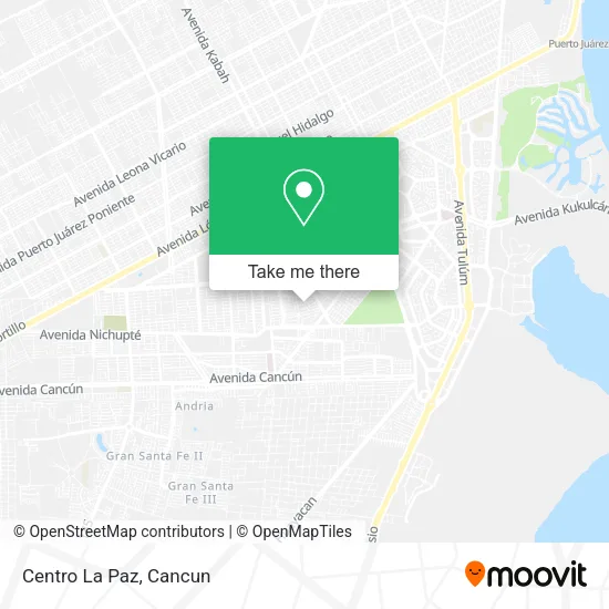 Centro La Paz map